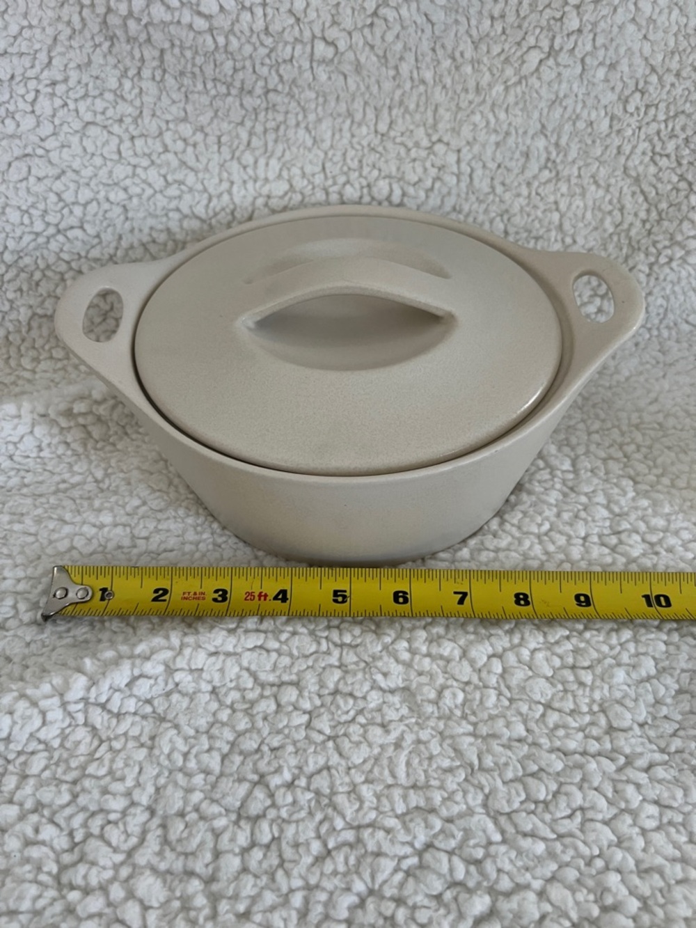 CorningWare Creations Stoneware 1.5 Qt Round Lidded Casserole Dish, excellent - Picture 8 of 10